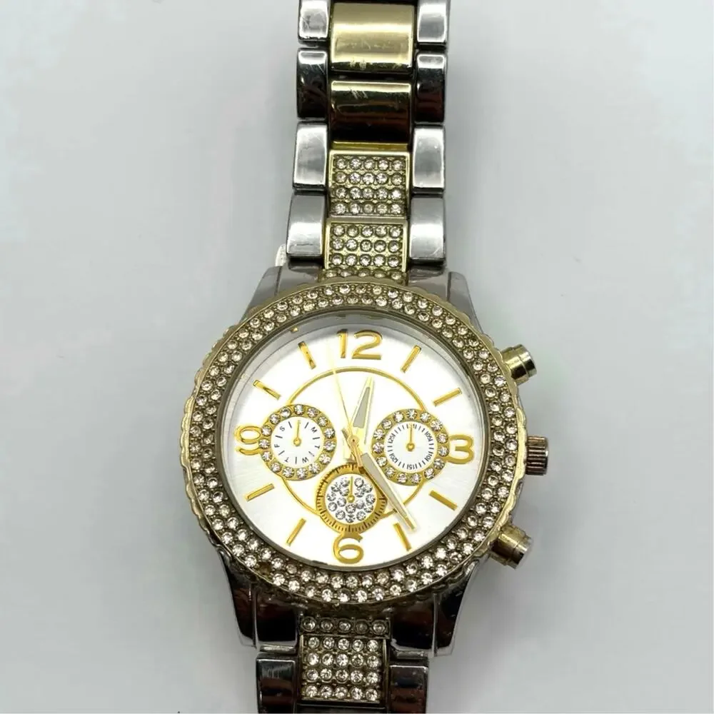 Silver & Gold Retro Men’s Watch